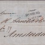 Hamburg/Niederlande - 1849 Francobrief "Franco tout" n. Amsterdam