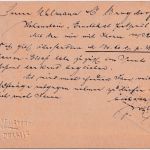 DR - 10 Pfg. Ganzsache m. Absenderprägung Ra3 Hohenstein-Ernstthal 1881