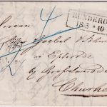 Preussen/Th&T - Ründeroth 18/5 Ra2 Portobrief n. Großalmerode 1856