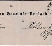 DR - Dermbach 23/10 72 nachv. Th&T-K1 Militariabrief n. Stetten b. Ostheim