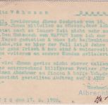 DR - 5 Pfg. Germania Perfin "A KIND H" Firmenkarte Dieringhausen - Bassum 1905