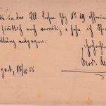 DR (Württemberg) - 5 Pfg. Ganzsache Antwortteil K1 Stuttgart - Braunsberg 1888