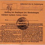 DR - 75 Pfg. Germania Paketkarte/Selbstbucher (!!) Stuttgart 3 - Stetten 1920