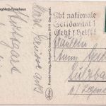 Württemberg - Stuttgart Tagblatt Turmhaus farb. AK gelaufen 1933