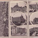 Württemberg - Stuttgart Leporello-Album Lithographien ca. 1900