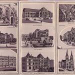 Württemberg - Stuttgart Leporello-Album Lithographien ca. 1900