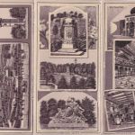 Württemberg - Stuttgart Leporello-Album Lithographien ca. 1900