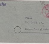 All.Bes. - Böblingen Gebühr bezahlt 1947 roter Ovalstpl. Drucksache n Ochsenfurt