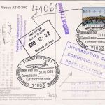 BRD/Postsperre - Sindelfingen 1993 Luftpostkarte n. BOSNIEN (Sarajewo)