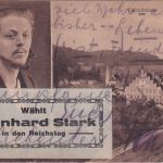 DR - Schamhaupten Leohard Stark Wahlwerbung Reichstag Ortskarte Berlin 1923