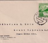 DR - 5 Pfg. WHW/Blumen Drucksache/FDC n. USA Hamburg 18.11.38