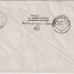 DR - 42 Pfg. Luftpostdienst Einschreibebrief Bräunlingen ü. Donaueschingen 1944