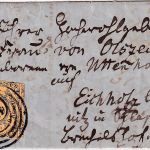 Thurn&Taxis - 9 Kr. geschn. Brief Ring 257 K1 Liebenstein 4/2 1861 n. Eichholz
