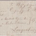 Württemberg - Heilbronn Paketbeleitbrief n. Langenburg 1824 - mit Inhalt