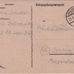 All.Bes. - Heilbronn 26.3.46 Kriegsgefangenenkarte (Vordruck) n. Seeheim