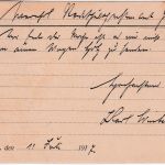 Württemberg - Gochsen 11. JUL 17 K1 Firmenkarte n. Zuffenhausen