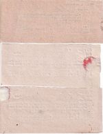 Württemberg - Künzelsau 1838-1853 4 Aufgabescheine u.a. 1x n. Wien