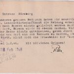 All.Bes. - Öhringen Not-L1 u Dat-L1 5. FEB 1946 Gebühr bezahlt Firmenkarte