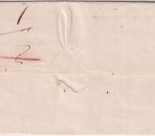 Württemberg - Ludwigsburg8. MART 1849 blauer K2 Francobrief n. Waiblingen