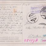 DR - Unterriexingen ü. Vaihingen Landpost-Ra2 Feldpostkarte/Irrläufer