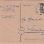All.Bes. - Erdmannhausen 16. MÄR 47 nachverw. württ. K1 12 Pfg. Ganzsache