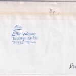 BRD - 2x500 Pfg. SWK Wertbrief Tamm - Hamburg 1995