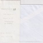 BRD - ABAS Versuch 100 Pfg. Brief Ludwigsburg - Berlin 7.8.96