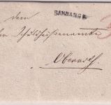 Württemberg - Baknang L1 Dienstbrief Murrhardt - Oberroth (?) 1836
