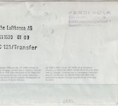 Canada - 68 C. Aerogramme/Ganzsache+Zusatz LH-Erstflug Montreal - FFM 1989
