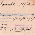Bayern - Burgkunstadt 1909 K2 Empfangsbestätigung f. Postanweisung n Lichtenfels