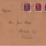 Bayern - 2x15+10 Pfg. Ludwig/Kriegsbeschädigte Einschreiebbrief Hof a/S. 1919