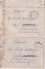 DR - Eichstätt 29.8./16.10.44 8 Feldpostbriefe an Fp.17202/Kessel v. Falais