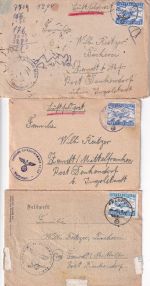 DR - Feldpostkorrespondenz Dez. 1942/Juli 1944 n. Zandt/Mfr. Kessel Kamionka !!