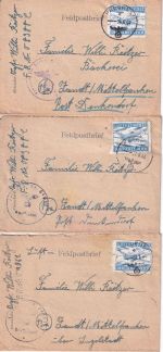 DR - Feldpostkorrespondenz Dez. 1942/Juli 1944 n. Zandt/Mfr. Kessel Kamionka !!
