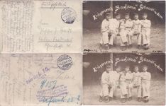 DR - Feldpostnachlass Sept 1914/Jan 1918 14 Belege (u.a. Kondolenz-Telegramm)