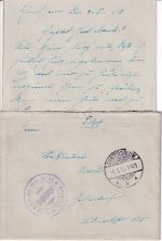DR - Feldpostnachlass Sept 1914/Jan 1918 14 Belege (u.a. Kondolenz-Telegramm)
