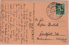 DR - Oberglogau 700-Jahr-Feier 1925 SST Ansichtskarte n. Frankfurt a/M