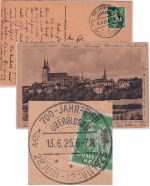 DR - Oberglogau 700-Jahr-Feier 1925 SST Ansichtskarte n. Frankfurt a/M