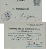 Württemberg - 2 Pfg. Ganzsache/Kameralamt K2 Unterdeufstetten - Craislheim 1905