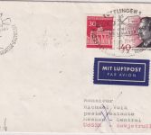 BRD - Tuttlingen 1974 SST Gemeinschaftsprojekt UdSSR/USA Luftpostbrief id. UdSSR