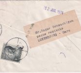 BRD - Tuttlingen 1974 SST Gemeinschaftsprojekt UdSSR/USA Luftpostbrief id. UdSSR