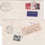 BRD - Tuttlingen 1974 SST Gemeinschaftsprojekt UdSSR/USA Luftpostbrief id. UdSSR