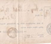 Württemberg - Waldenburg 1870 K3 Fahrpost-Aufgabeschein (Paket n. Öhringen)