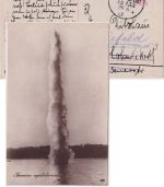 DR - Marineschiffspost No. 135 (SMS Kaiser Wilhelm II.) Karte n. Iserlohn 1915