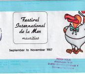Mauritius - 2 R. Aerogramme + Zusatz "Festival Int. de la Mer" Port Louis 1992