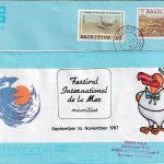Mauritius - 2 R. Aerogramme + Zusatz "Festival Int. de la Mer" Port Louis 1992