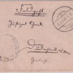 DR - (München) 16.5.19 Feldpostbrief Fuss-Art.Rgt. 18 n. Duderstadt