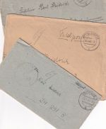 DR - Myslowitz/Oschatz 12/44-1/45 3 Feldpostbriefe an Fp.Nr. 24231B/04765C