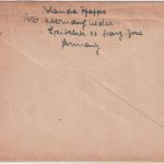 All.Bes. - Oberndorf 8.10.46 Ra2 Taxe percue Brief n. USA - 10 C. Nachportomarke