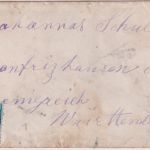 USA - 5 C. Taylor Brief Millville - Sulz ca. 1880